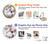 S2920 Bloody Marble Hülle Schutzhülle Taschen für Motorola Moto G86