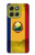 S3021 Romania Flag Hülle Schutzhülle Taschen für Motorola Moto G86