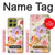 S3035 Sweet Flower Painting Hülle Schutzhülle Taschen für Motorola Moto G86