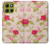 S3037 Pretty Rose Cottage Flora Hülle Schutzhülle Taschen für Motorola Moto G86