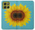 S3039 Vintage Sunflower Blue Hülle Schutzhülle Taschen für Motorola Moto G86