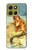S3184 Little Mermaid Painting Hülle Schutzhülle Taschen für Motorola Moto G86