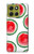 S3236 Watermelon Pattern Hülle Schutzhülle Taschen für Motorola Moto G86