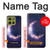 S3324 Crescent Moon Galaxy Hülle Schutzhülle Taschen für Motorola Moto G86