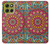 S3694 Hippie Art Pattern Hülle Schutzhülle Taschen für Motorola Moto G86