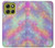 S3706 Pastel Rainbow Galaxy Pink Sky Hülle Schutzhülle Taschen für Motorola Moto G86