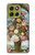 S3749 Vase of Flowers Hülle Schutzhülle Taschen für Motorola Moto G86