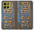 S3750 Vintage Vehicle Registration Plate Hülle Schutzhülle Taschen für Motorola Moto G86