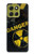 S3891 Nuclear Hazard Danger Hülle Schutzhülle Taschen für Motorola Moto G86