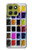 S3956 Watercolor Palette Box Graphic Hülle Schutzhülle Taschen für Motorola Moto G86
