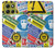 S3960 Safety Signs Sticker Collage Hülle Schutzhülle Taschen für Motorola Moto G86