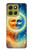 S3966 Artistic Sun Moon Hülle Schutzhülle Taschen für Motorola Moto G86