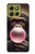 S3973 Chimpanzee Blowing Pink Bubblegum Hülle Schutzhülle Taschen für Motorola Moto G86