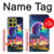 S3977 Colorful Unicorn Hülle Schutzhülle Taschen für Motorola Moto G86