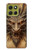 S3981 Dragon Head Old Map Hülle Schutzhülle Taschen für Motorola Moto G86