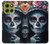 S3990 Girl Skull Steam Punk Gothic Hülle Schutzhülle Taschen für Motorola Moto G86