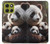 S4008 Panda Family Hülle Schutzhülle Taschen für Motorola Moto G86