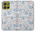 S4013 Seamless Cute Ghost Pattern Hülle Schutzhülle Taschen für Motorola Moto G86