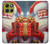 S4029 Xmas Smiling Santa Claus Gift Box Hülle Schutzhülle Taschen für Motorola Moto G86