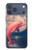 S4045 Dolphin Moon Night Hülle Schutzhülle Taschen für iPhone 17 Pro Max, 18 Pro Max