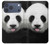 S4049 Cute Panda Stick Out Tongue Hülle Schutzhülle Taschen für iPhone 17 Pro Max