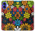 S4043 Colorful Flowers Cartoon Hülle Schutzhülle Taschen für iPhone 16