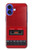 S4073 Vintage Red Cassette Player Graphic Hülle Schutzhülle Taschen für iPhone 16