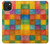 S4077 Water Color Painting Colorful Check Pattern Hülle Schutzhülle Taschen für iPhone 15 Plus