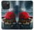 S4056 Madagascar Turtle Red Cap Hülle Schutzhülle Taschen für iPhone 15 Pro