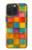 S4077 Water Color Painting Colorful Check Pattern Hülle Schutzhülle Taschen für iPhone 15 Pro Max