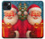 S4046 Happy Santa Hülle Schutzhülle Taschen für iPhone 14