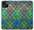 S4071 Colorful Mermaid Scale Hülle Schutzhülle Taschen für iPhone 14