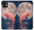 S4045 Dolphin Moon Night Hülle Schutzhülle Taschen für iPhone 11