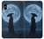 S4034 Samurai Moon Night Hülle Schutzhülle Taschen für iPhone X, iPhone XS
