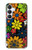 S4043 Colorful Flowers Cartoon Hülle Schutzhülle Taschen für Samsung Galaxy S25 FE