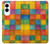 S4077 Water Color Painting Colorful Check Pattern Hülle Schutzhülle Taschen für Samsung Galaxy S25 Edge