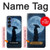S4034 Samurai Moon Night Hülle Schutzhülle Taschen für Samsung Galaxy S25