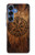 S4036 Viking Vegvisir Compass Wood Hülle Schutzhülle Taschen für Samsung Galaxy S25
