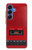 S4073 Vintage Red Cassette Player Graphic Hülle Schutzhülle Taschen für Samsung Galaxy S25