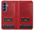 S4073 Vintage Red Cassette Player Graphic Hülle Schutzhülle Taschen für Samsung Galaxy S25