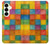 S4077 Water Color Painting Colorful Check Pattern Hülle Schutzhülle Taschen für Samsung Galaxy S25 Plus