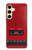 S4073 Vintage Red Cassette Player Graphic Hülle Schutzhülle Taschen für Samsung Galaxy S24 FE