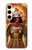 S4063 Japan Warrior Samurai Armor Hülle Schutzhülle Taschen für Samsung Galaxy S24