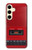 S4073 Vintage Red Cassette Player Graphic Hülle Schutzhülle Taschen für Samsung Galaxy S24