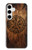 S4036 Viking Vegvisir Compass Wood Hülle Schutzhülle Taschen für Samsung Galaxy S24 Plus