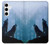 S4053 Two Wolves Couple Howling Forest Hülle Schutzhülle Taschen für Samsung Galaxy S24 Plus