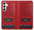 S4073 Vintage Red Cassette Player Graphic Hülle Schutzhülle Taschen für Samsung Galaxy S24 Plus