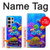 S4058 Colorful Aquarium Hülle Schutzhülle Taschen für Samsung Galaxy S24 Ultra