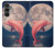 S4045 Dolphin Moon Night Hülle Schutzhülle Taschen für Samsung Galaxy S23 FE