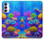 S4058 Colorful Aquarium Hülle Schutzhülle Taschen für Samsung Galaxy S23
